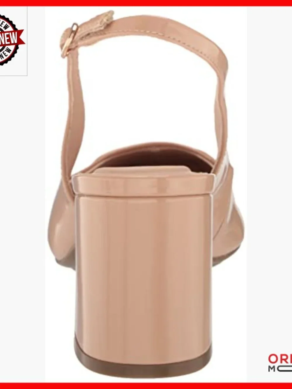 Slingback Heels with Cushioned Footbed, Flexible Sole, Pointed Toe